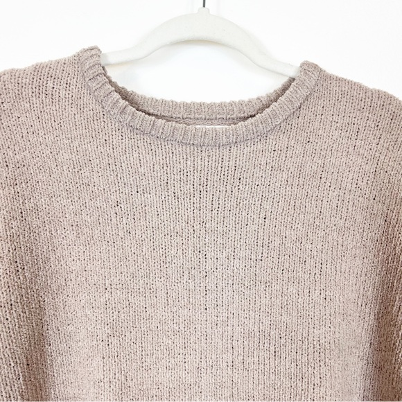 Coco + Jaimeson Chenille Sweater Tan Size Large - Picture 2 of 10
